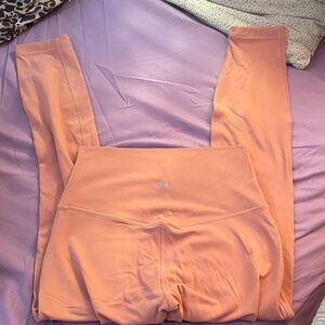 Lululemon Athletica Peach Leggings